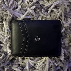 SUAVELL Leather Slim Minimalist Wallet for Men Card Holder with Money Clip